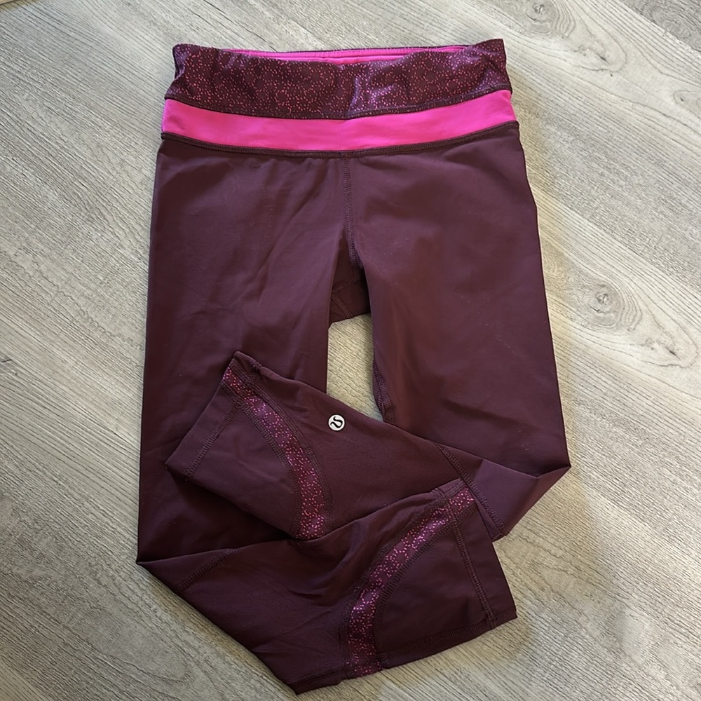 Lululemon Burgundy Leggings